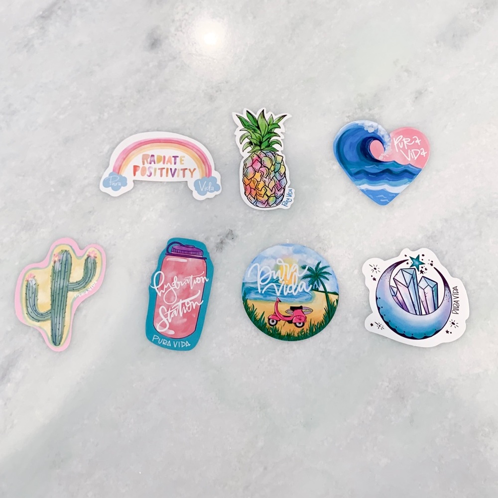 pura vida stickers!!